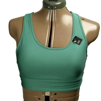 Sujetador de compresión DSG con tiras espalda deportiva soporte medio copas extraíbles azul S Foto 1 de 4