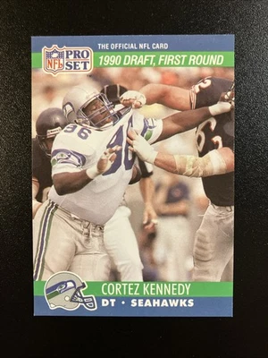1990 Pro Set - Draft Cortez Kennedy #671 (RC) - Image 1 of 2