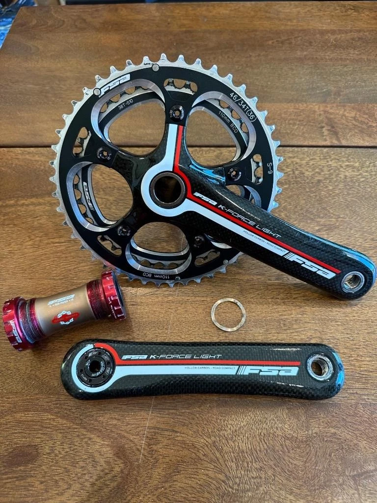 Fsa K Force Light In Bicycle Cranksets for sale | eBay