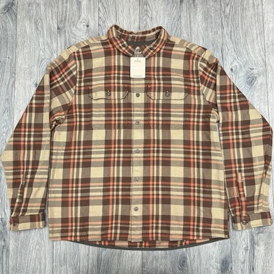 Camisa a Cuadros Patagonia Fjord Loft Talla XL Para Hombres Nido Bosque Marrón $150 Foto 1 de 4