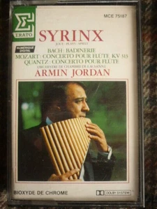 Syrinx a La Pan Flute : Bach Mozart Quantz/Cassette Audio-K7 Erato - Picture 1 of 1