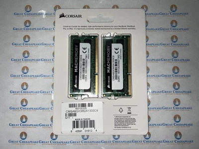 Apple Macbook iMac Corsair CMSA8GX3M2A1333C9 8GB DDR3 Kit (2x 4GB) Laptop Memory - Image 1 of 2
