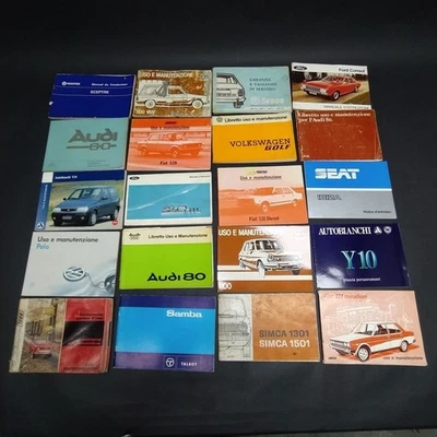 Blocco libretti uso e manutenzione misti Audi, Talbot, Volkswagen. Mediocri - Immagine 1 di 3