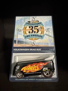 2021 Hot Wheels 35th Annual LA Convention Volkswagen Drag Bus #3519/4500 - Picture 1 of 2