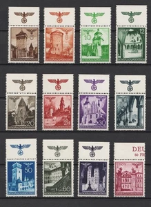 1940 Governo Generale, Germania Mi. 40-51 set completo CV $25 MNH - Foto 1 di 2