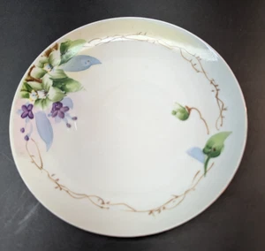 Vintage handbemalter Porzellan Nippon Salatteller 6,5 Zoll Blumenmuster - Bild 1 von 4