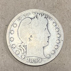 1899 25C Barber Quarter - Picture 1 of 2