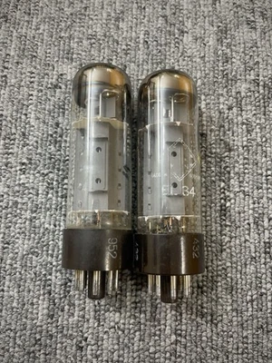 Telefunken EL34 6CA7 Base Marrón OO Getter, probado bajo funcionamiento fino Foto 1 de 4