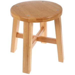 Solid Wood Square Stool Child Bathroom for Kids Toilet Foot Adults - Picture 1 of 10