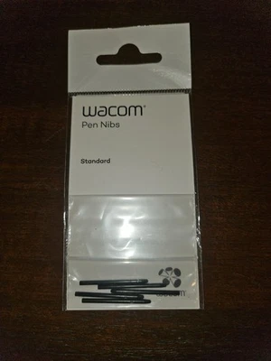 5 Pack of Wacom Standard Nibs for Previous Generation Pens - Black ACK20001 - Image 1 of 2