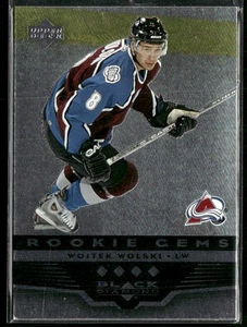 2005-06 Upper Deck Black Diamond Wojtek Wolski RC #203 Colorado Avalanche - Picture 1 of 2