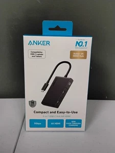 New & Sealed! Anker 5-in-1 USB-C Hub 4K HDMI 5Gbps 85W Pass Through Charging - Picture 1 of 2