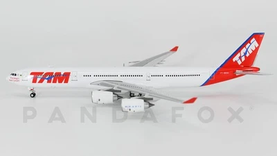 TAM Airbus A340-500 PT-MSN Phoenix PH4TAM765 10466 Scale 1:400 RARE - Image 1 of 3