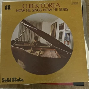 ✨CHICK COREA✨Now He Sings, Now He Sobs Vinyl LP 1968 SS 18039 VG+ - Imagen 1 de 8
