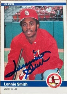 Lonnie Smith Autographed 1984 Fleer #335 - Picture 1 of 1