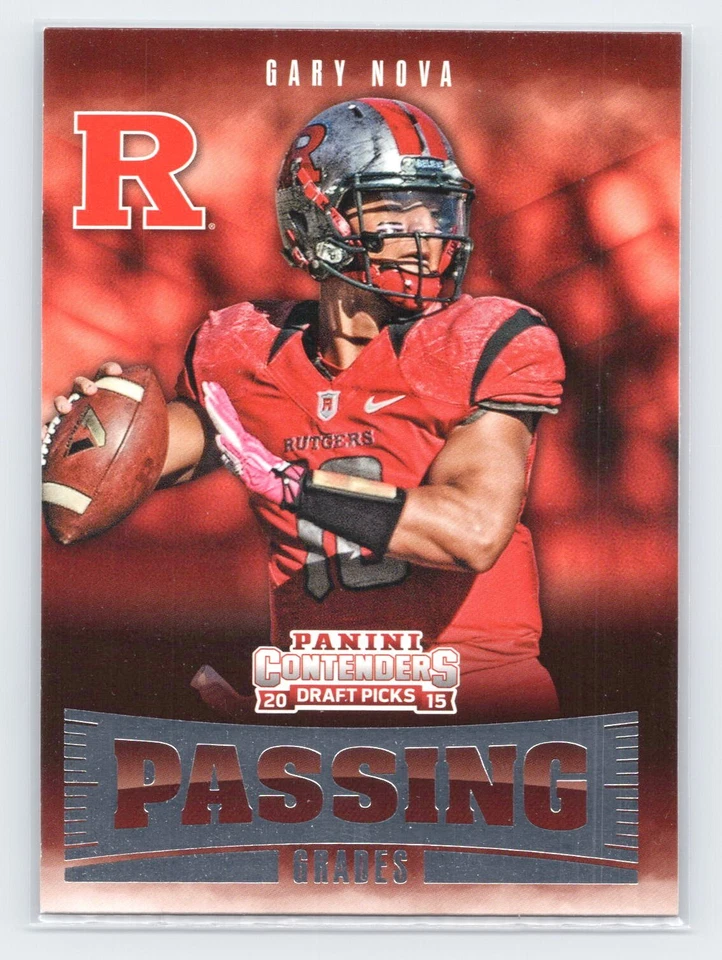 2015 Panini Contenders Draft Picks #17 Gary Nova Passing Grades - Image 1 of 2