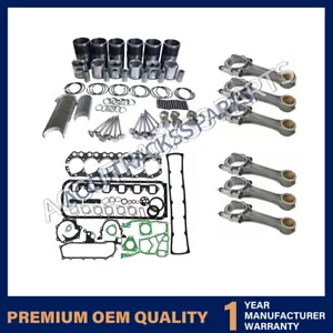 Overhaul Rebuild Kit+6pcs Connecting Rod for Nissan TD42 TD42T Engine - Picture 1 of 5