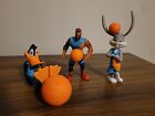 Lot of 3 Space Jam 2 McDonald's Happy Meal Toys--LeBron, Bugs Bunny, Daffy Duck