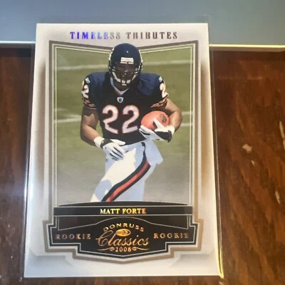 Matt Forte 2008 Donruss Classics Timeless Tributes Bronze Rookie RC #224 /250 - Image 1 of 4