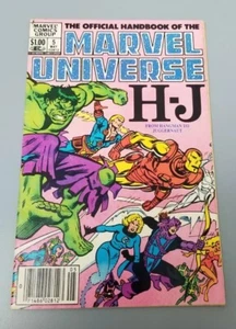 UNIVERSO MARVEL, VOL. 1, NO. 5, MAYO 1983, H-J FROM HANGMAN Newstand COMIC BOOK - Imagen 1 de 8