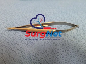 ASSI-BL-510-Chirurgico-15 cm-Supporto ago-Curvo-Punta-0,4 mm-Diametro-con serratura - Foto 1 di 3