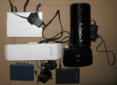 Lote 6 Extensor Adaptador de Red Servidor de Video BaseT Punto de Acceso WiFi Inalámbrico N R Foto 1 de 4