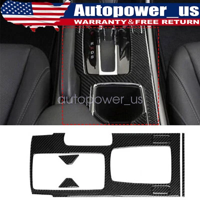 6Pcs For 2013-2017 Honda Accord  Carbon Fiber Interior Gear Shift Set Cover Trim - Image 1 of 4