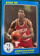 Akeem Olajuwon ~ 1984-85 Star Court Kings #47 ~ 5 x 7 ~ RC ~ CHECK PICTURES
