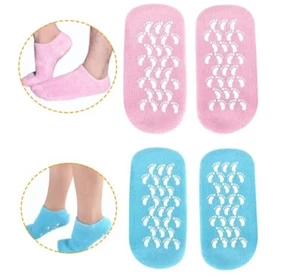 Moisturizing Silicone Gel Socks for Repairing N Softening Cracked Feet - Picture 1 of 7