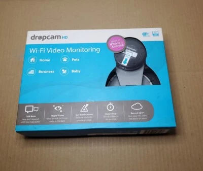 Dropcam Wi-Fi/Cloud Wireless Video Monitoring Camera w/ Night Vision/2-Way Audio - Image 1 of 4