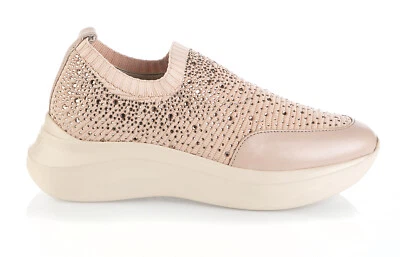 Auténticas Tenis Baldinini Cuero Italain Tallas 6,7,8,9,11 Nuevas Beige Foto 1 de 4