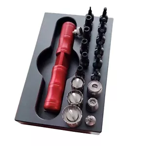 Professional Watch Tool Remove Install Chronograph Pusher Remover Battery Case - Foto 1 di 14