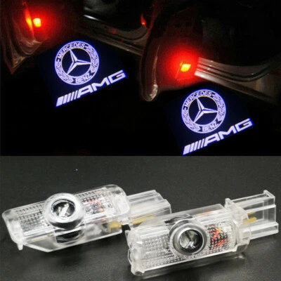 Luces de puerta láser proyector sombra fantasma LED 3D para Mercedes-Benz GL ML R Clase Foto 1 de 4