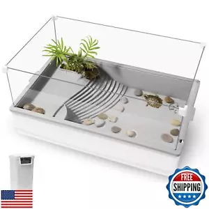 Aquatic Turtle Tank Kit FilterTurtle Aquarium Habitat Enclosure,Multi Functio - Picture 1 of 5