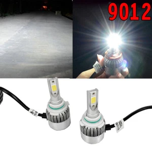 9012 LOW BEAMS 36W X2 3800LM LED Bulb HEADLIGHTS COB 6000K White J1 PAU - Picture 1 of 3