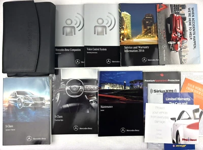 2016 Mercedes Benz S Class Owner's Manual Set S 600 550 500 400 S63 S65 AMG 4MAT - Image 1 of 4