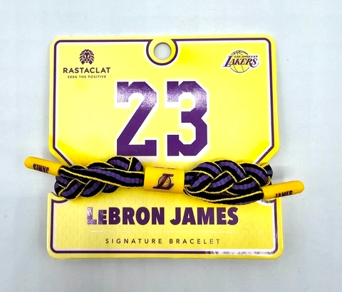 NEW in Packaging RASTACLAT LeBron James Lakers Signature Bracelet MSRP 15.99 Cover