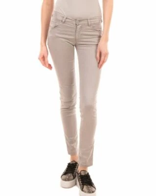 Jeans feminino EMPORIO ARMANI DAKOTA tamanho 27 cinza corante elástico RRP £290 - Imagem 1 de 4