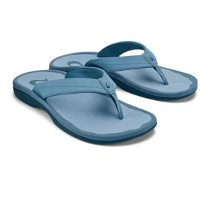 OLUKAI Women's Ohana Sandals, TRENCH BLUE - Picture 1 of 6