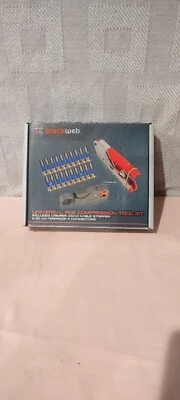 Kit de herramientas de compresión Blackweb Universal COAX RG6 usado 17 conectores Foto 1 de 2