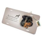 Rottweiler Rottie Dog Breed Novelty Metal Vanity Tag License Plate