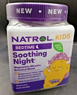 Natrol Kids Bedtime Soothing Night Safe & Gentle for 4+ - 30 Gummies - EXP 06/26 - Image 1 of 4