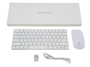 Apple Magic Keyboard A1644 & Magic Maus A1657 W / Box Ladekabel Wand Ladegerät - Bild 1 von 12