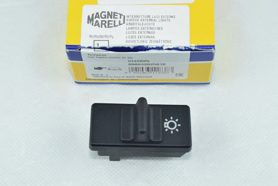 Interruttore Pulsante Luci fari Button Lights Magneti Marelli per FIAT PANDA