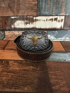 Long Horn Bull Belt 49 Inch New Country Cowgirl Farm Gift Mothers Day #2 - Picture 1 of 14