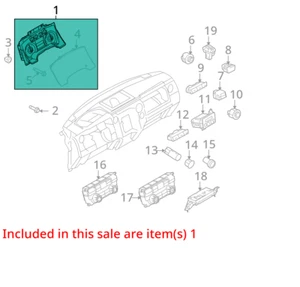 Grupo de velocímetro MPH King Ranch para camioneta Ford F150 14 2155640 - Imagen 1 de 2