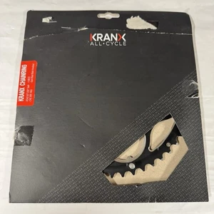 KranX 36t 9 / 10 Speed Chainring 110BCD Alloy 5 Arm Chainring in Black New Road - Picture 1 of 6