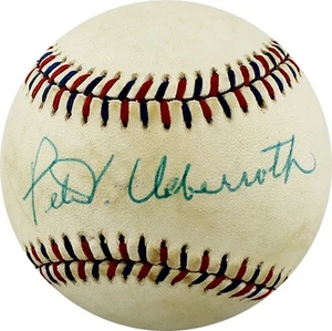 Peter Ueberroth Signed Autographed 1984 Olympic Games Baseball PSA - Picture 1 of 2