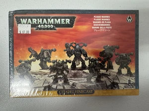 Warhammer 40K Caos Guardia de la Muerte Plaga Marines Fuera de Stock Finecast Sellado Nuevo A - Imagen 1 de 2