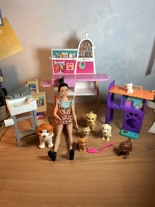 Barbie Pet Boutique Mega Playset Pieces And Barbie, And Dogs, Cat Pets! - Bild 1 von 12